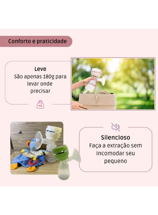 مضخة ثدي كهربائية قابلة للارتداء للأمهات المرضعات، آلة ضخ الحليب الكهربائية الاوتوماتيكية مع وضعين و9 مستويات، محمولة وصغيرة الحجم، قابلة لإعادة الشحن مع بطارية كبيرة 1400 مللي امبير في الساعة - Image 3